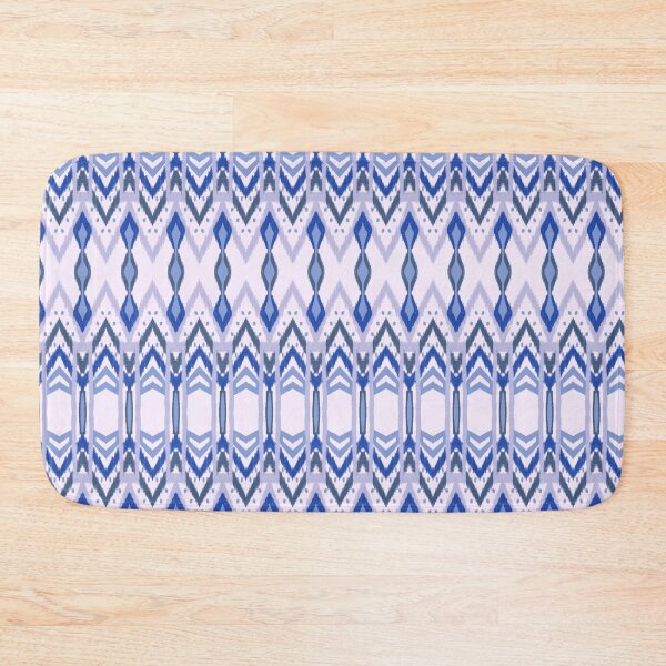 Item preview, Blue Ikat diamond seamless pattern designed and sold by Bloomiastudio.