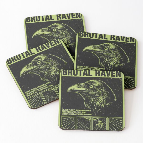 Item preview, Brutal Raven Dark Mystery designed and sold by HeyHas.