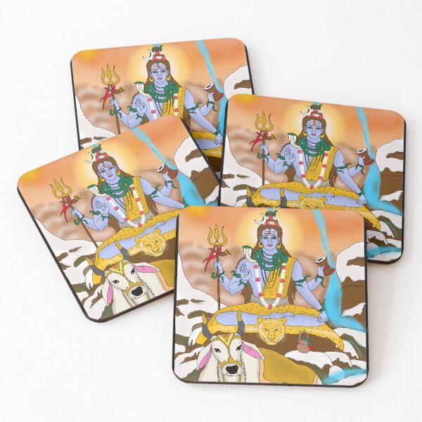 Item preview, Shiva Divine Artwork – Sacred Hindu Couple Spiritual Illustration designed and sold by Harshit_Digital_Arts.
