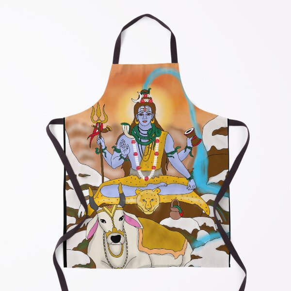 Item preview, Shiva Divine Artwork – Sacred Hindu Couple Spiritual Illustration designed and sold by Harshit_Digital_Arts.