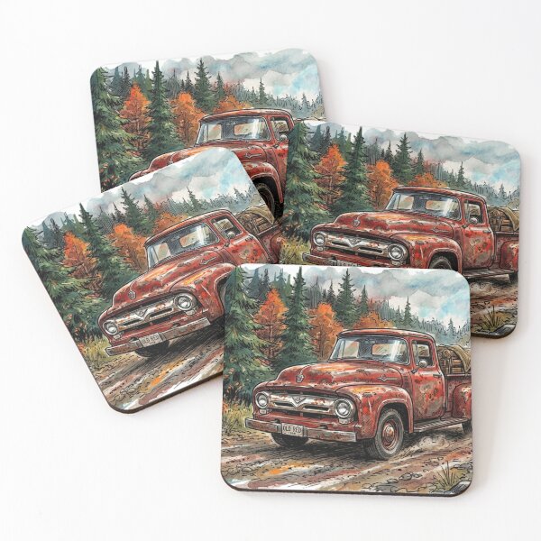 Item preview, Red Truck, Dirt Road designed and sold by DDLeach.