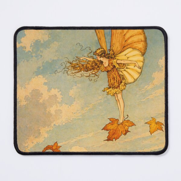 Item preview, Fairy Art Nouveau Vintage Illustration Print for Fantasy Art Lovers designed and sold by RickE.