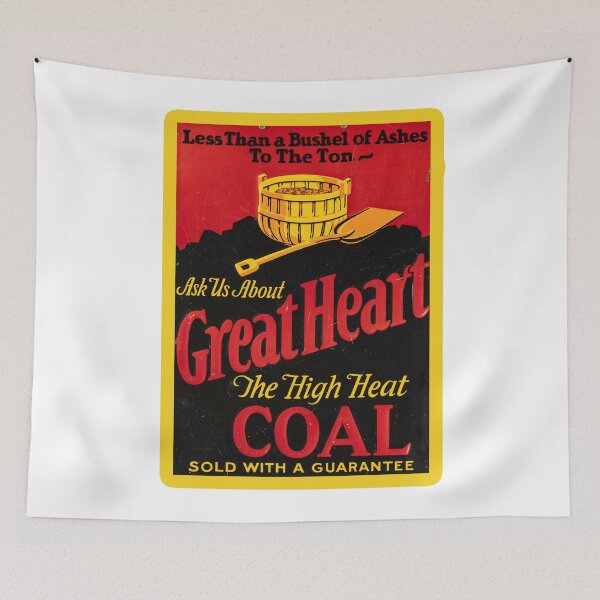 Item preview, Vintage Great Heart Coal designed and sold by QuayTradingCo.