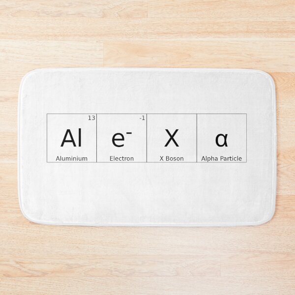 Item preview, ALEXA - ✨ ELEMENTS & PARTICLES NAME SERIES ✨- for lighter backgrounds designed and sold by WheelieGdArt.