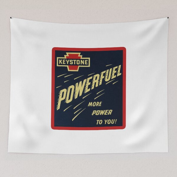 Item preview, Vintage Keystone Gasoline Blue designed and sold by QuayTradingCo.
