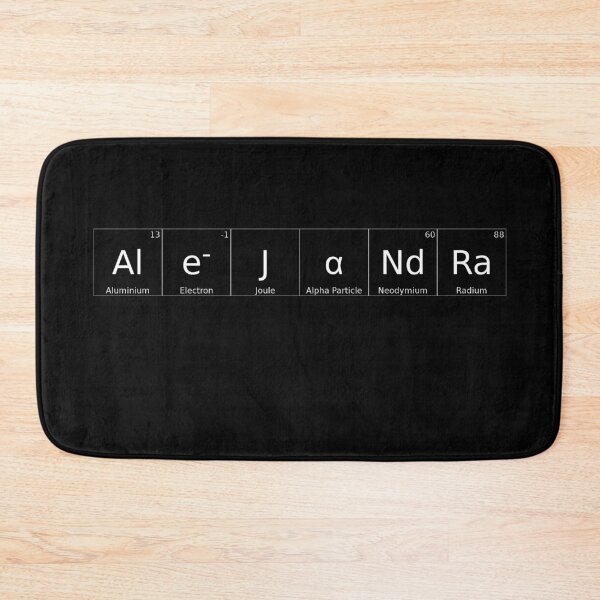 Item preview, ALEJANDRA - ✨ ELEMENTS & PARTICLES NAME SERIES ✨- for darker backgrounds designed and sold by WheelieGdArt.