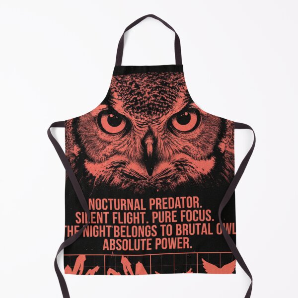 Item preview, Brutal Owl, Night Predator designed and sold by HeyHas.