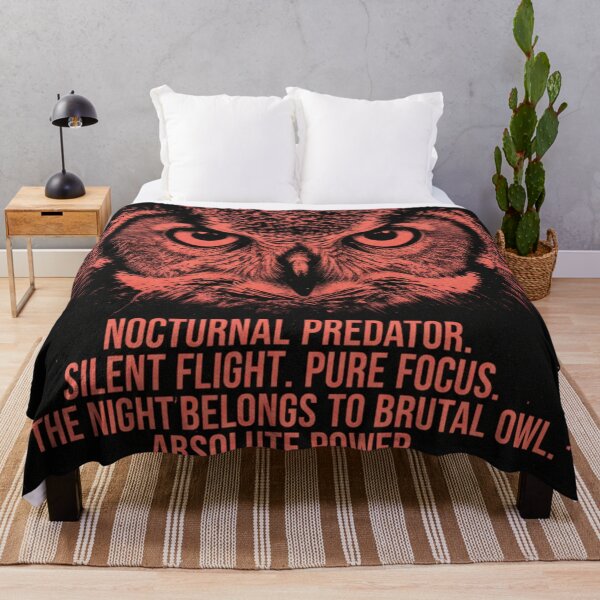 Item preview, Brutal Owl, Night Predator designed and sold by HeyHas.
