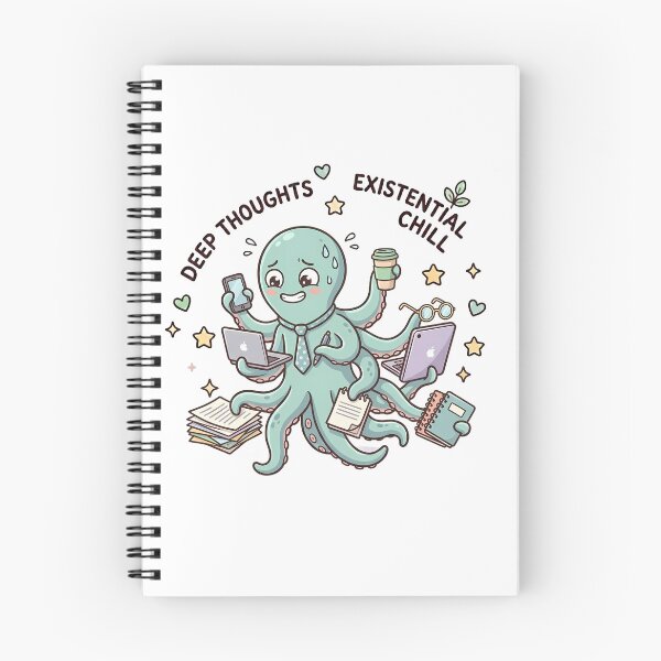 Item preview, Multitasking Octopus – Too Many Things, Too Little Time ?? designed and sold by MzulhilmiZam.