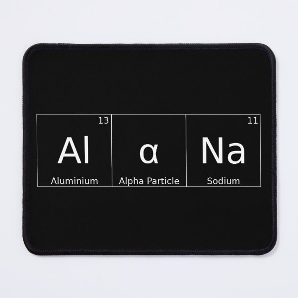 Item preview, ALANA - ✨ ELEMENTS & PARTICLES NAME SERIES ✨- for darker backgrounds designed and sold by WheelieGdArt.