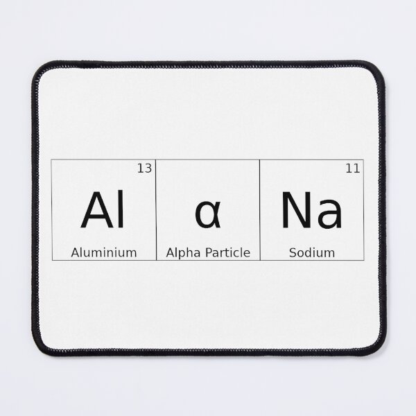 Item preview, ALANA - ✨ ELEMENTS & PARTICLES NAME SERIES ✨- for lighter backgrounds designed and sold by WheelieGdArt.