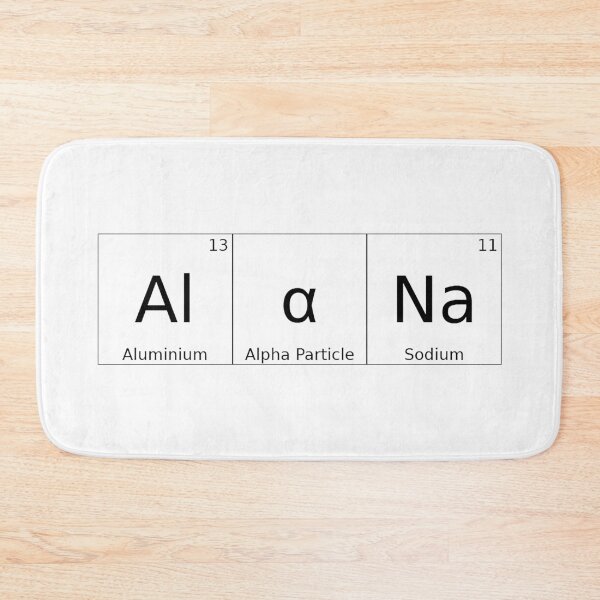 Item preview, ALANA - ✨ ELEMENTS & PARTICLES NAME SERIES ✨- for lighter backgrounds designed and sold by WheelieGdArt.