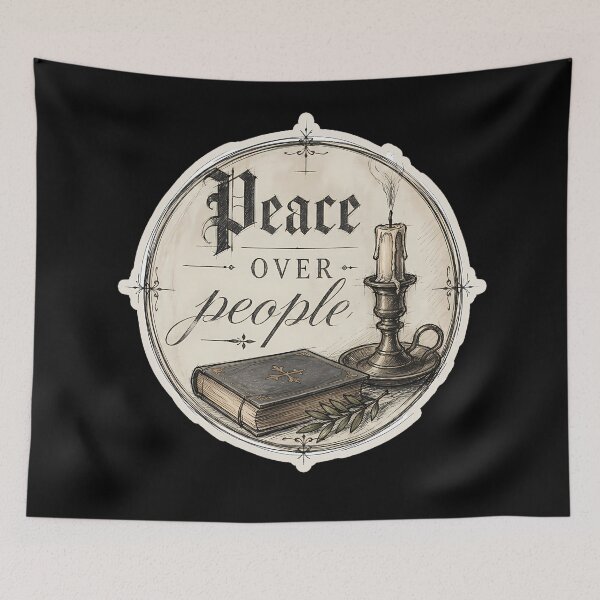 Item preview, GOTHIC OBJECT PEACE OVER PEOPLE designed and sold by gothelis.