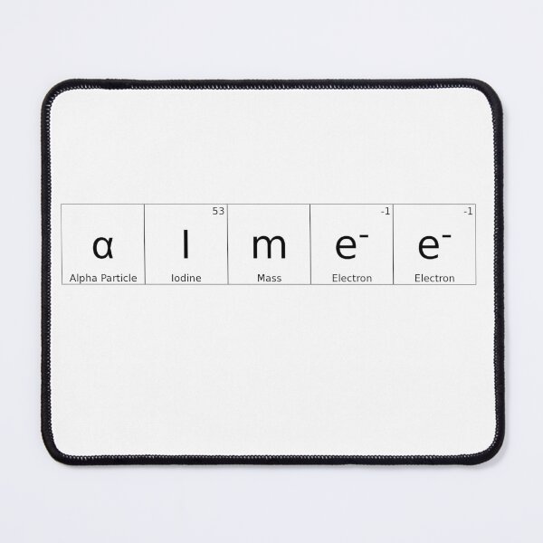 Item preview, AIMEE - ✨ ELEMENTS & PARTICLES NAME SERIES ✨- for lighter backgrounds designed and sold by WheelieGdArt.