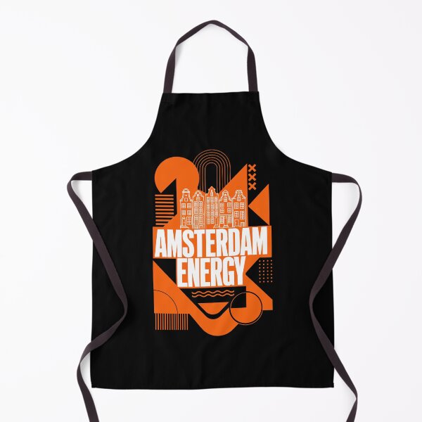 Item preview, Amsterdam Energy — Bold Orange Geometric Typography City Streetwear Design designed and sold by Balasan.