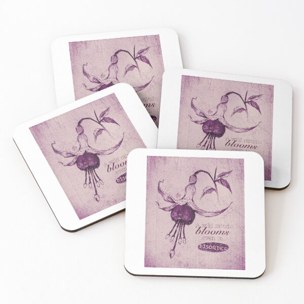 Item preview, BLOOMING DISORDER DUSTY PURPLE POSTER designed and sold by melyverso.