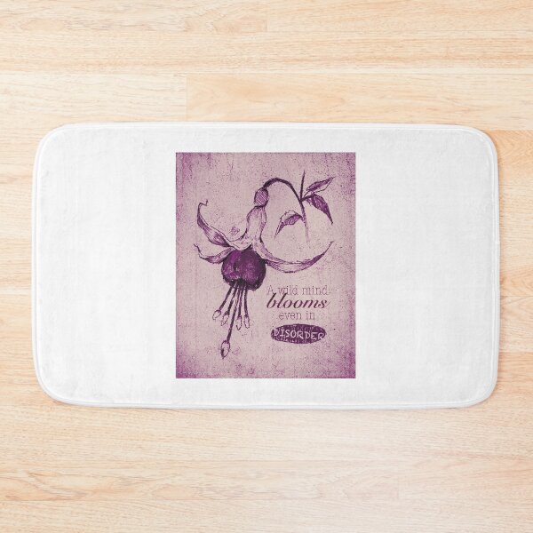 Item preview, BLOOMING DISORDER DUSTY PURPLE POSTER designed and sold by melyverso.