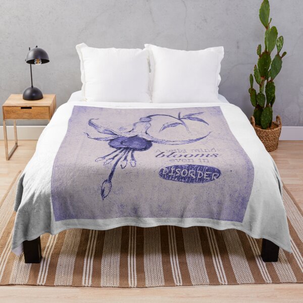 Item preview, BLOOMING DISORDER LAVENDER MIST POSTER designed and sold by melyverso.