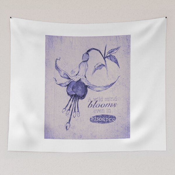 Item preview, BLOOMING DISORDER LAVENDER MIST POSTER designed and sold by melyverso.