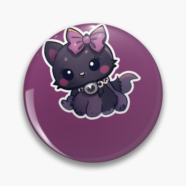 Item preview, Misty Witch Cub Kawaii Sticker Pack, Soft Goth Character, Pastel Goth Chibi Clipart, Aesthetic Digital Stickers, iPad Phone Stickers designed and sold by VectorJoy.