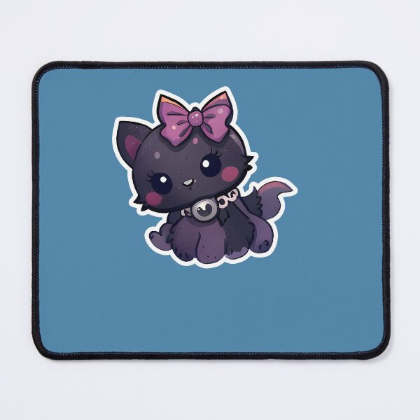 Item preview, Misty Witch Cub Kawaii Sticker Pack, Soft Goth Character, Pastel Goth Chibi Clipart, Aesthetic Digital Stickers, iPad Phone Stickers designed and sold by VectorJoy.