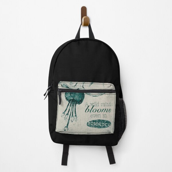 Item preview, BLOOMING DISORDER DUSKY BLUE GREEN POSTER designed and sold by melyverso.