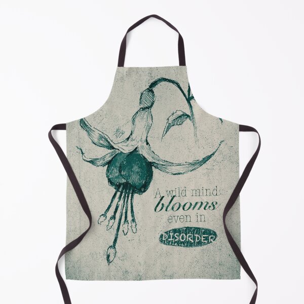 Item preview, BLOOMING DISORDER DUSKY BLUE GREEN POSTER designed and sold by melyverso.