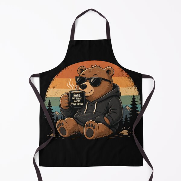 Item preview, Chill Coffee Bear Sunset Vibes designed and sold by Unknowj.
