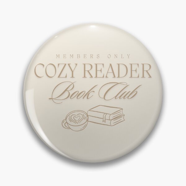 Item preview, Cozy reader book club | aesthetic book lover design designed and sold by May´s Cozy Corner.