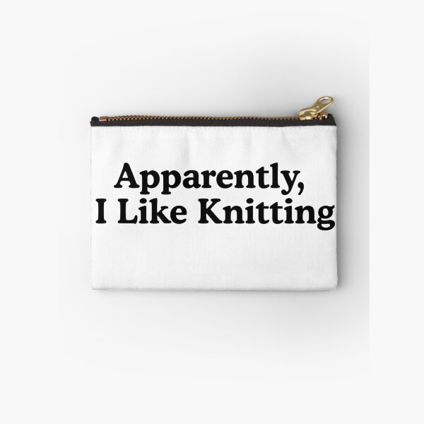 Item preview, Apparently I Like Knitting Funny Knitting Lover designed and sold by Dondonmart.