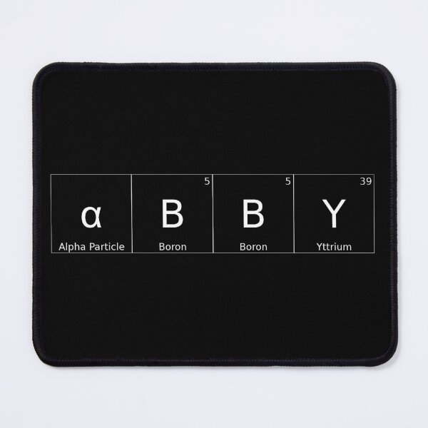 Item preview, ABBY - ✨ ELEMENTS & PARTICLES NAME SERIES ✨- for darker backgrounds designed and sold by WheelieGdArt.