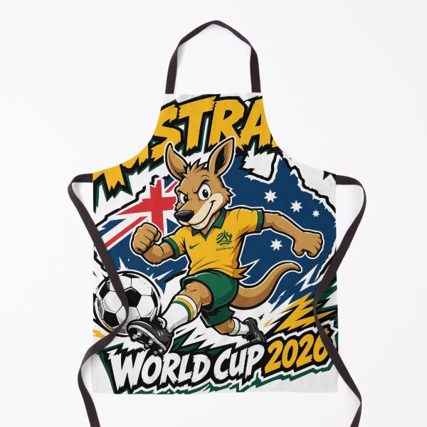 Item preview, Australia World Cup 2026 Soccer Kangaroo Fan Design designed and sold by Supri123.