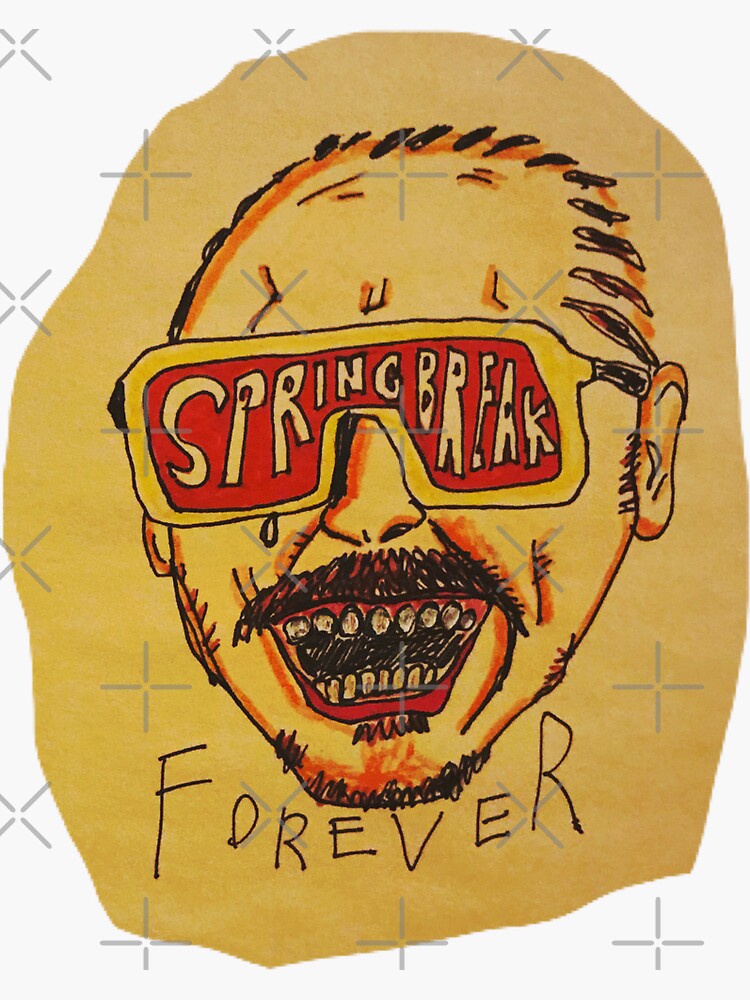 "Spring Break Forever" Sticker by MattisMatt83 Redbubble