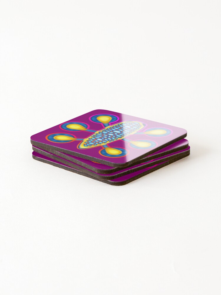 Thumbnail 4 of 5, Coasters (Set of 4), Hoverfish designed and sold by RorisRealms.