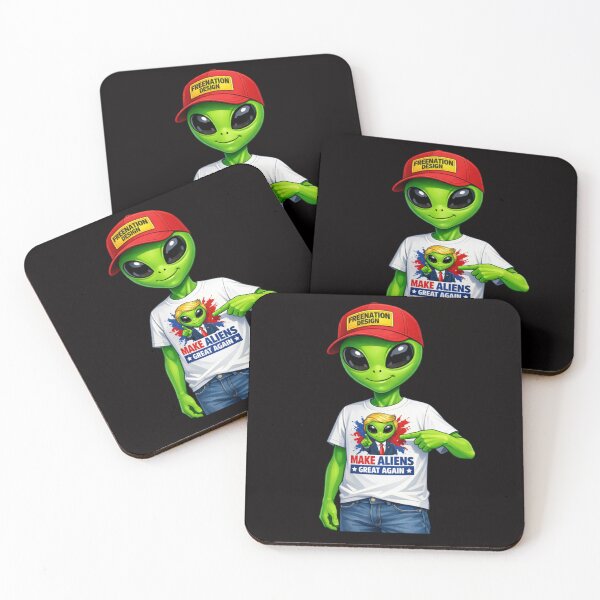 Item preview, Funny Alien Patriotic  Design designed and sold by FREENATION2026.