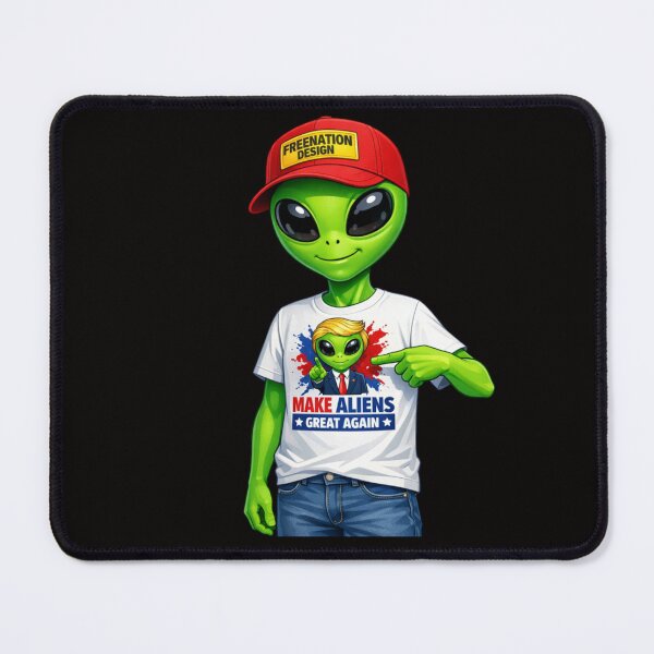 Item preview, Funny Alien Patriotic  Design designed and sold by FREENATION2026.