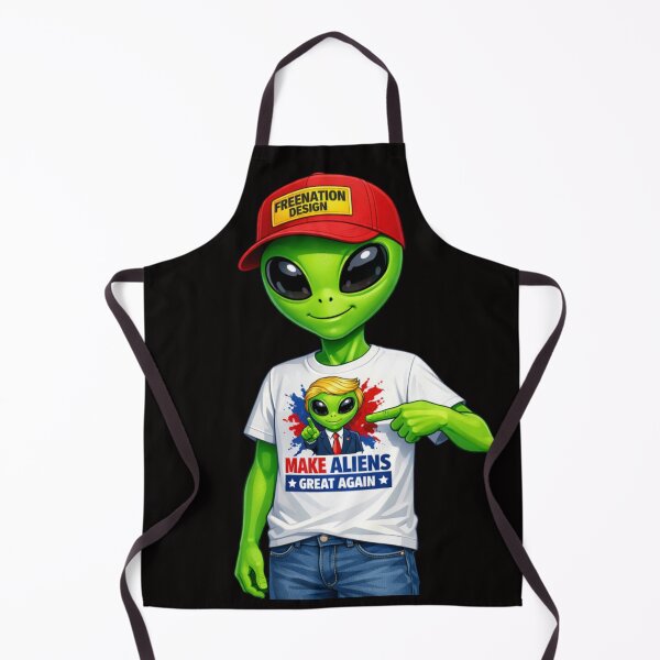 Item preview, Funny Alien Patriotic Design designed and sold by FREENATION2026.