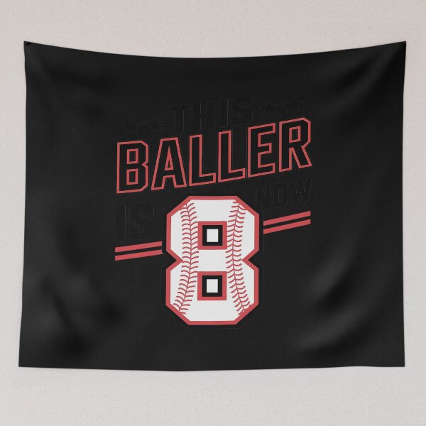 Item preview, This Baller Is Now 8 Birthday Baseball Theme Bday Party designed and sold by Ranicholasyy.