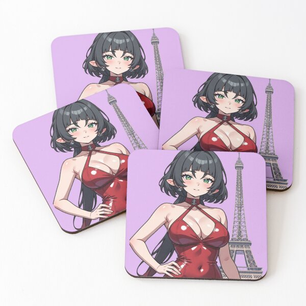 Item preview, Chic Rat Girl in Paris – Red Silk Aesthetic Fashion designed and sold by Jimakmo.
