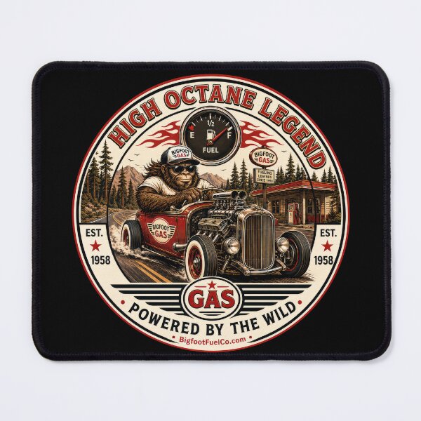 Item preview, High Octane Legend – Bigfoot Gas Hot Rod Retro Vintage Racing Design designed and sold by Bigfoot Fuel Co.