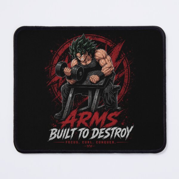 Item preview,  Anime Arm Day Beast – Biceps Workout Gym Motivation Design designed and sold by Inner Flame Studio.