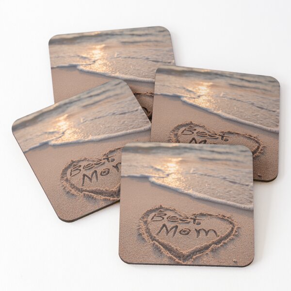 Item preview, Best Mom Heart Inscription On Sunset Beach designed and sold by chase-thewave.