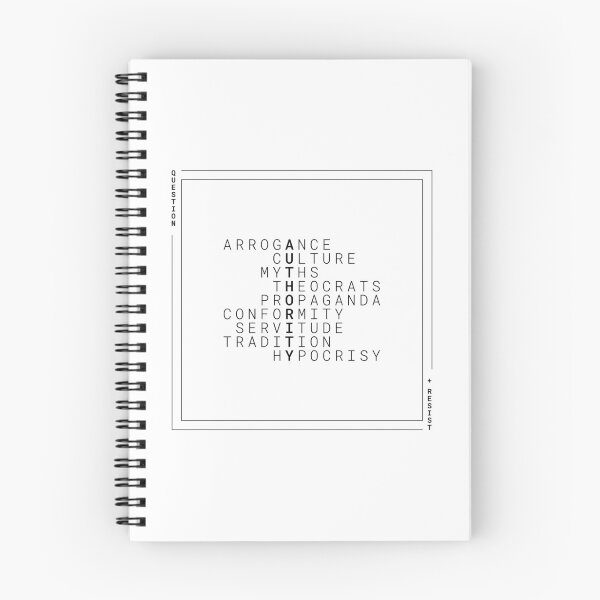 Item preview, QUESTION  + RESIST AUTHORITY white box designed and sold by Independent Opposition.