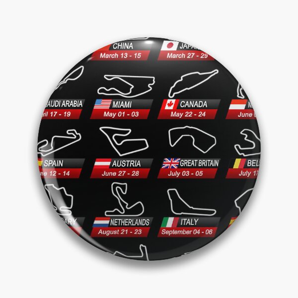 Item preview, Calendar Formula Race Cars 2026 Circuits Sport V2 designed and sold by BlackxArtist.