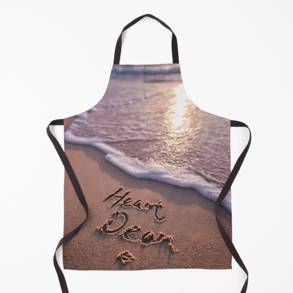 Item preview, Inscripción "Querido Corazón" en la arena del atardecer designed and sold by chase-thewave.