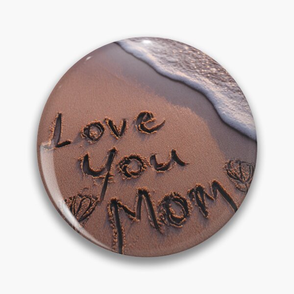 Item preview, Love You Mom Inscription With Flower Etchings designed and sold by chase-thewave.