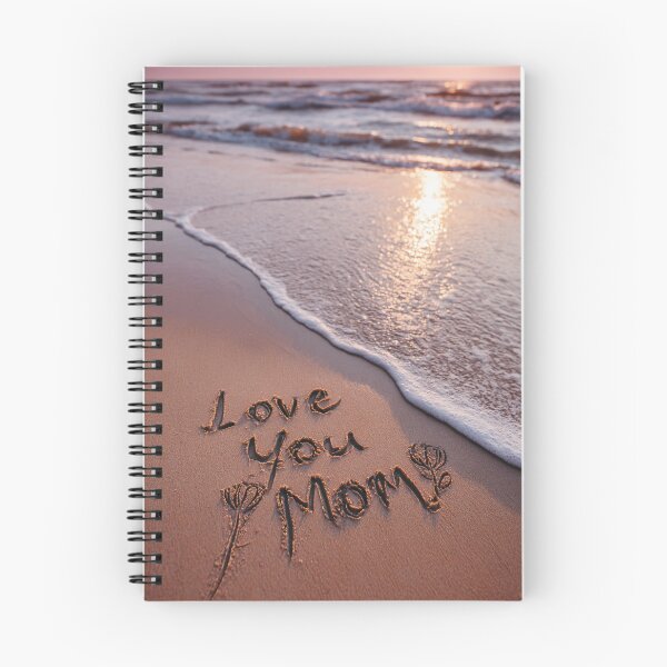 Item preview, Love You Mom Inscription With Flower Etchings designed and sold by chase-thewave.
