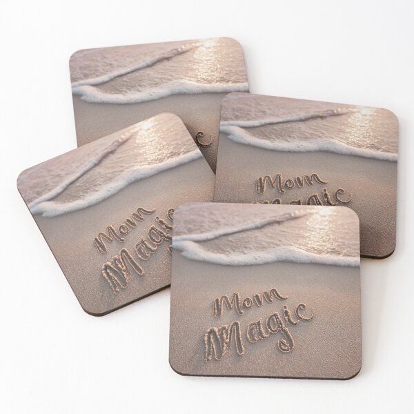 Item preview, Mom Magic Script Inscribed In Shoreline Sand designed and sold by chase-thewave.