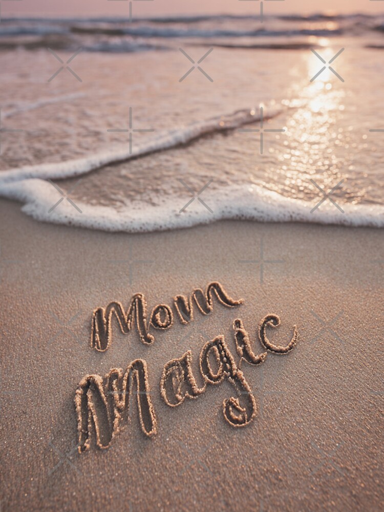 Thumbnail 4 of 4, iPhone Case, Mom Magic Script Inscribed In Shoreline Sand designed and sold by chase-thewave.
