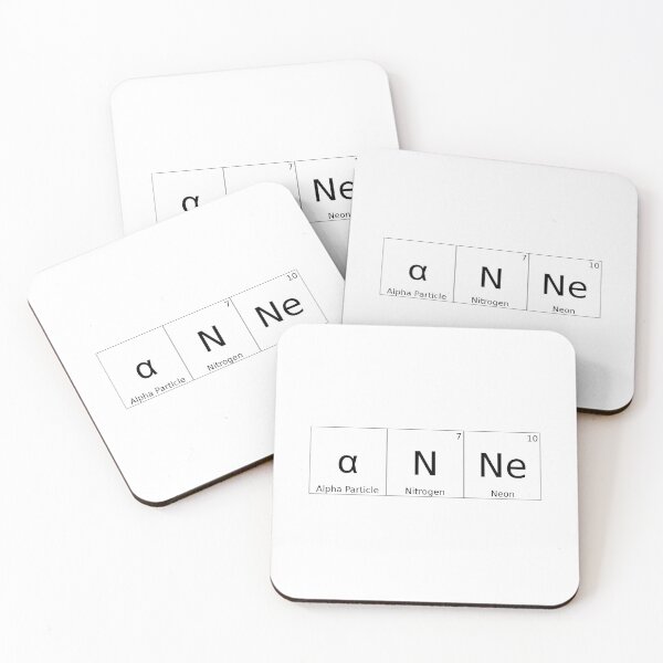 Item preview, ANNE - ✨ ELEMENTS & PARTICLES NAME SERIES ✨- for lighter background designed and sold by WheelieGdArt.